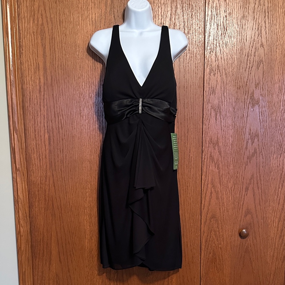Jump Black V-Neck Mini Dress